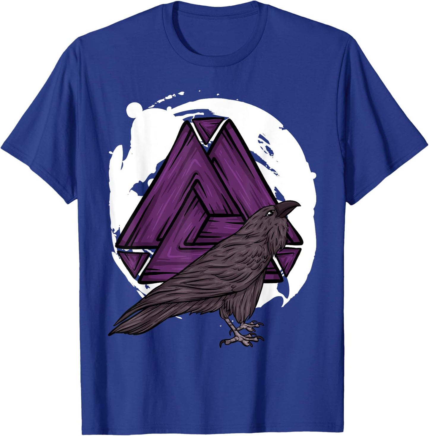 Viking Norway Norwegian Scandinavian Valhalla Raven T-Shirt - T-Shirt | Royal