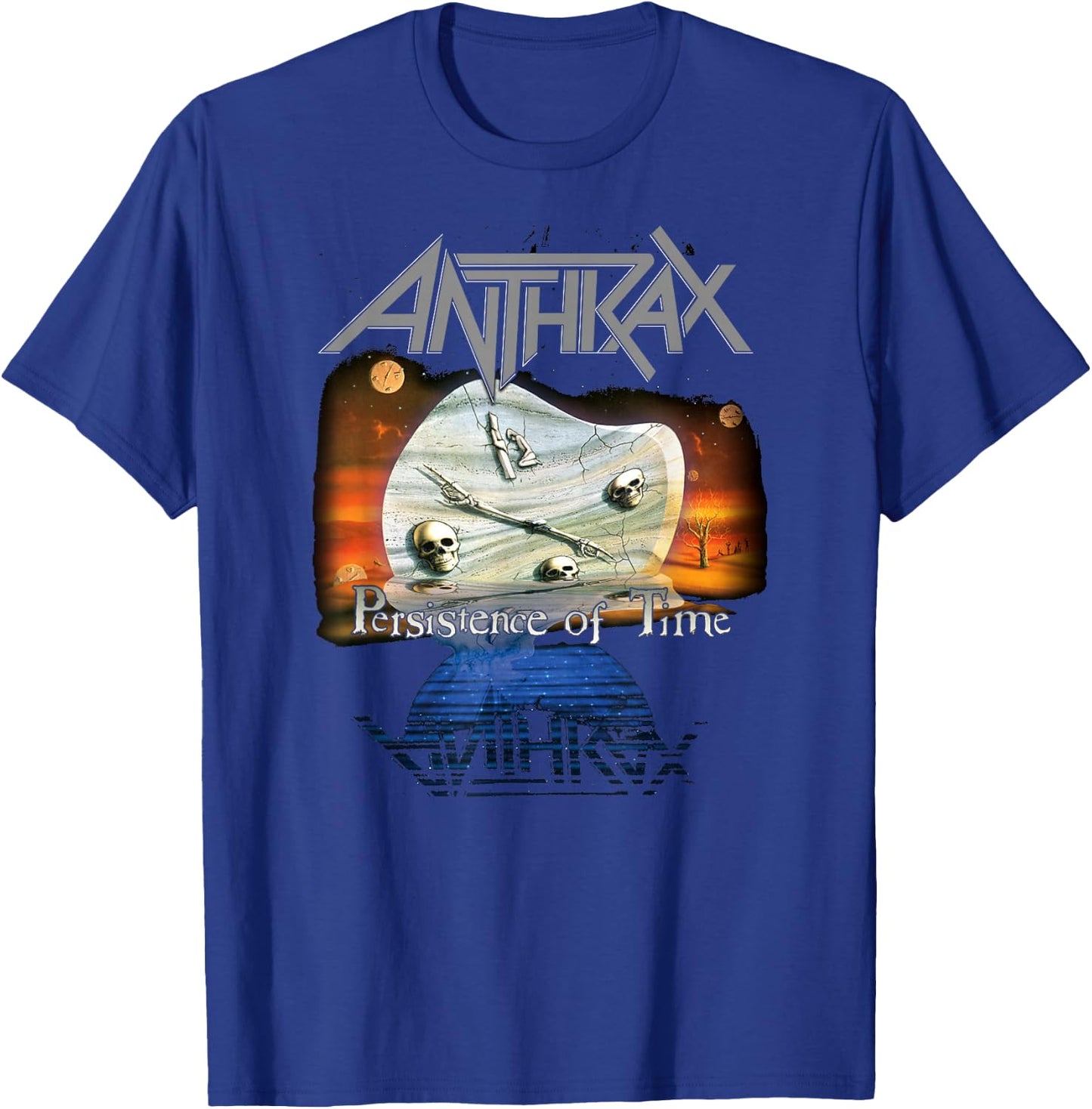 Anthrax – Persistence Of Time 30th Anniversary T-Shirt - T-Shirt | Royal