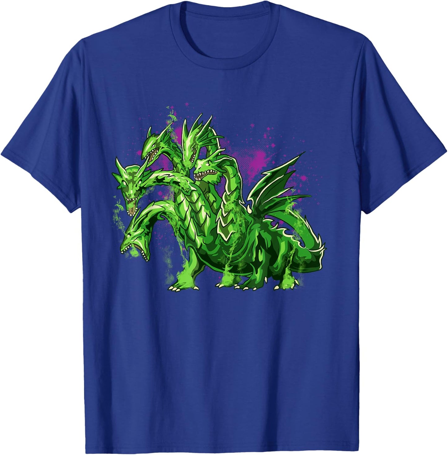 Hydra Dragon Ancient Greek Mythology Five Headed Dragon T-Shirt - T-Shirt | Royal