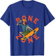 Funny Urban Skeleton Bone Zone Skateboarder Grunge Tricks T-Shirt - T-Shirt | Royal