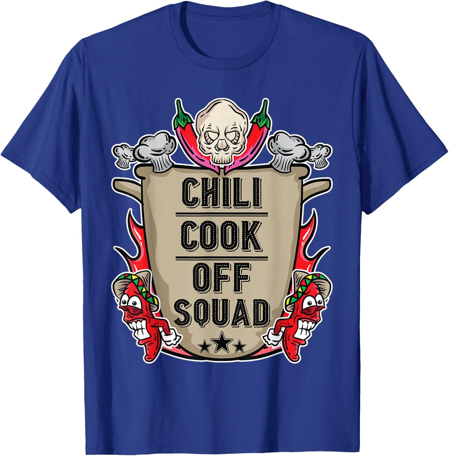 Chili Cook Off Squad Cooking Competition Team Award Gift T-Shirt - T-Shirt | Royal