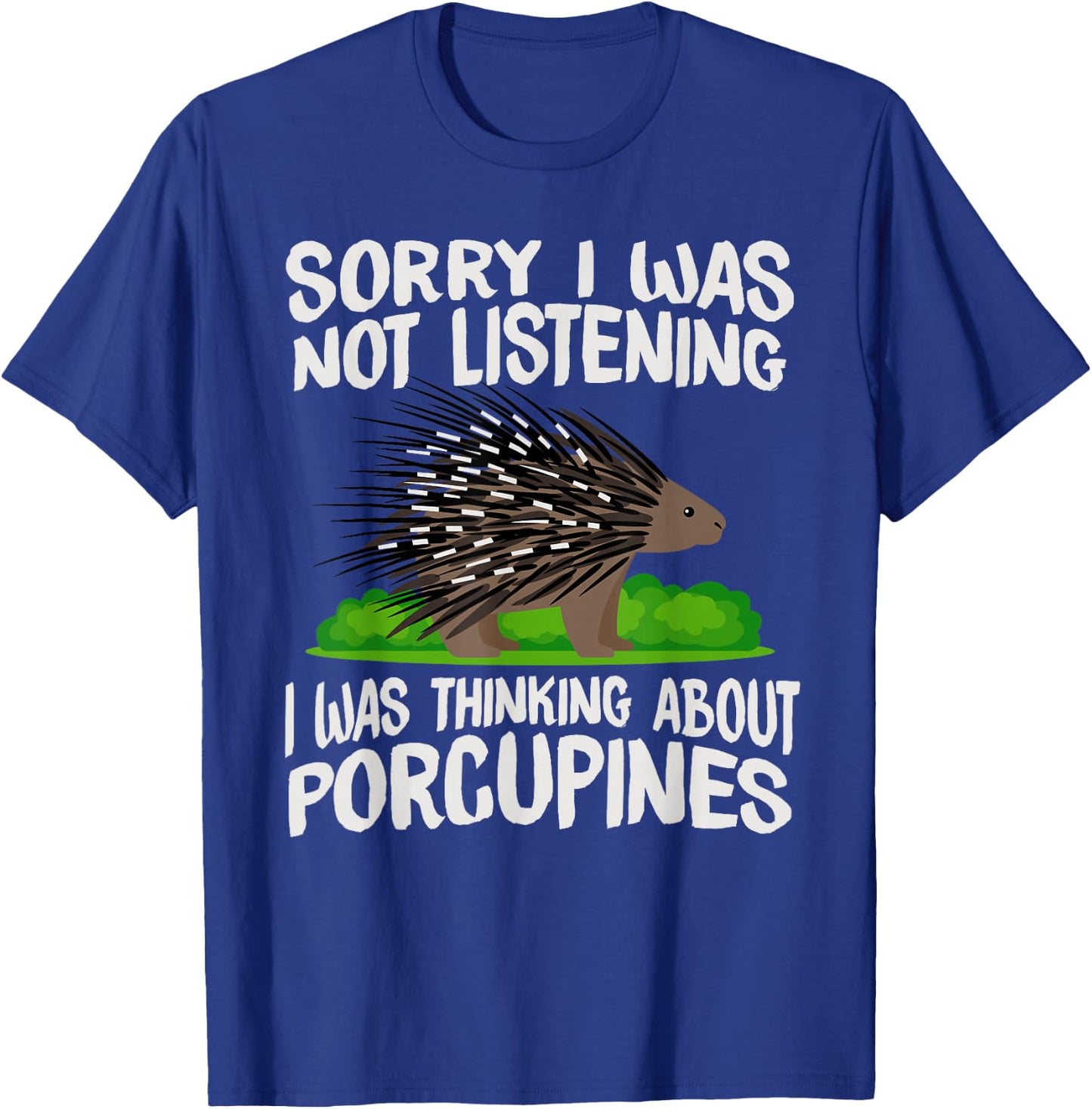 Porcupine Conservation Animal Rodent - Porcupine T-Shirt - T-Shirt | Royal