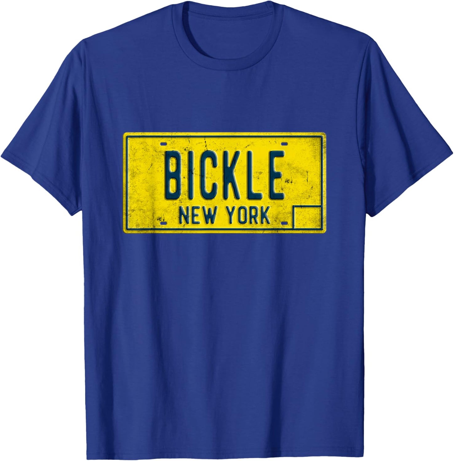 Taxi Driver Retro Old NY Movie Travis Bickle License Plate T-Shirt - T-Shirt | Royal