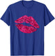 Gifts Vintage Sexy Pink Lipstick Beauty Kiss Lips T-Shirt - T-Shirt | Royal