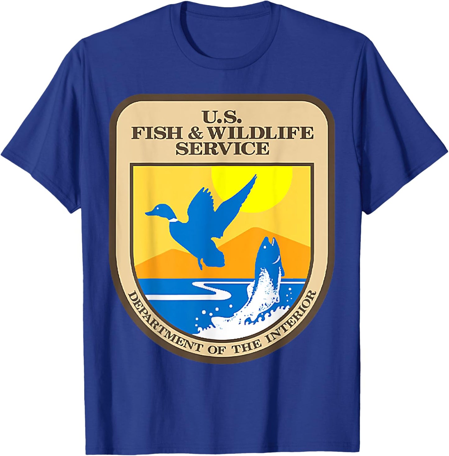 US Fish _ Wildlife Service T-Shirt - T-Shirt | Royal