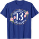 13th Birthday Official Teenager Teen Girls 13 Years Old T-Shirt - T-Shirt | Royal