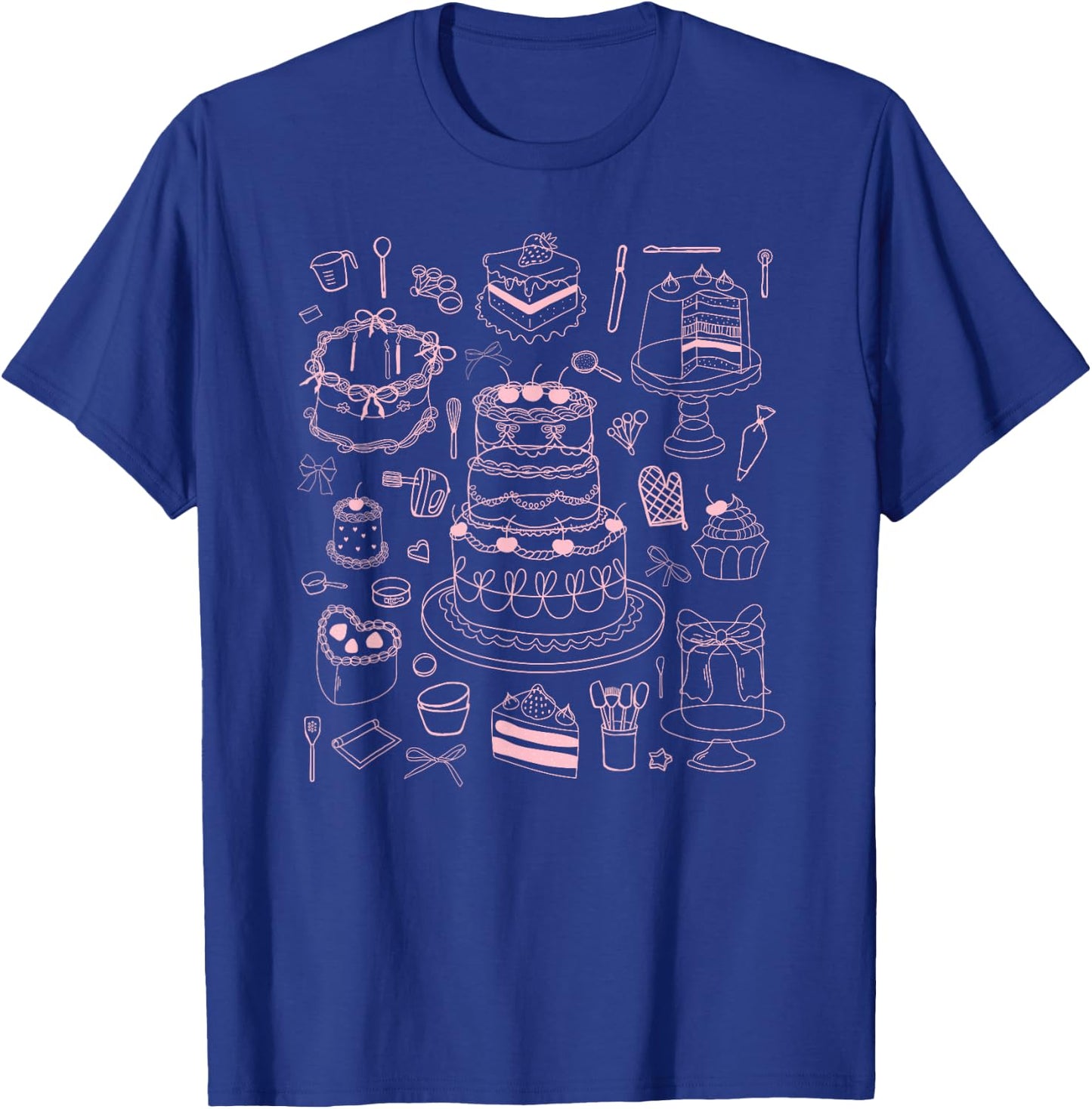 Cake Decorator Coquette Cake Artist Cake Baker T-Shirt - T-Shirt | Royal