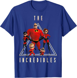 Disney Pixar Incredibles Classic Family Shot Graphic T-Shirt - T-Shirt | Royal