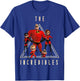 Disney Pixar Incredibles Classic Family Shot Graphic T-Shirt - T-Shirt | Royal
