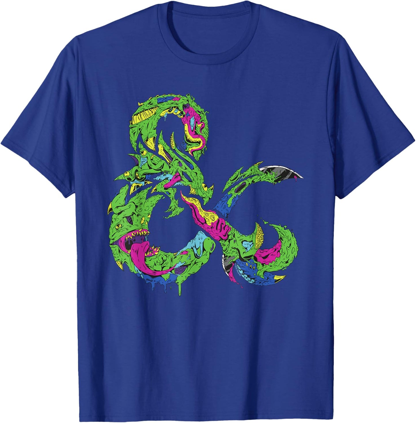 Dungeons & Dragons Bright Monster Ampersand T-Shirt - T-Shirt | Royal