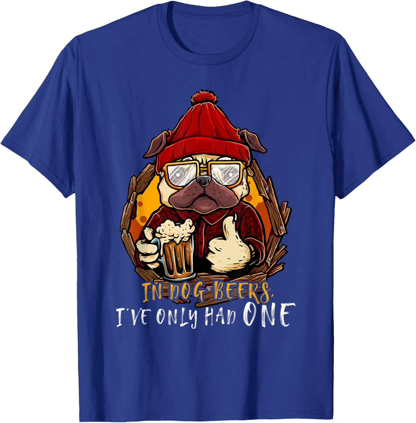 Funny In Dog Beer I've Only Had One Dog Owner Drinking Beer Women T-Shirt - T-Shirt | Royal
