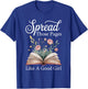 Spread Those Pages Like A Good Girl Bookworm Book Lover T-Shirt - T-Shirt | Royal
