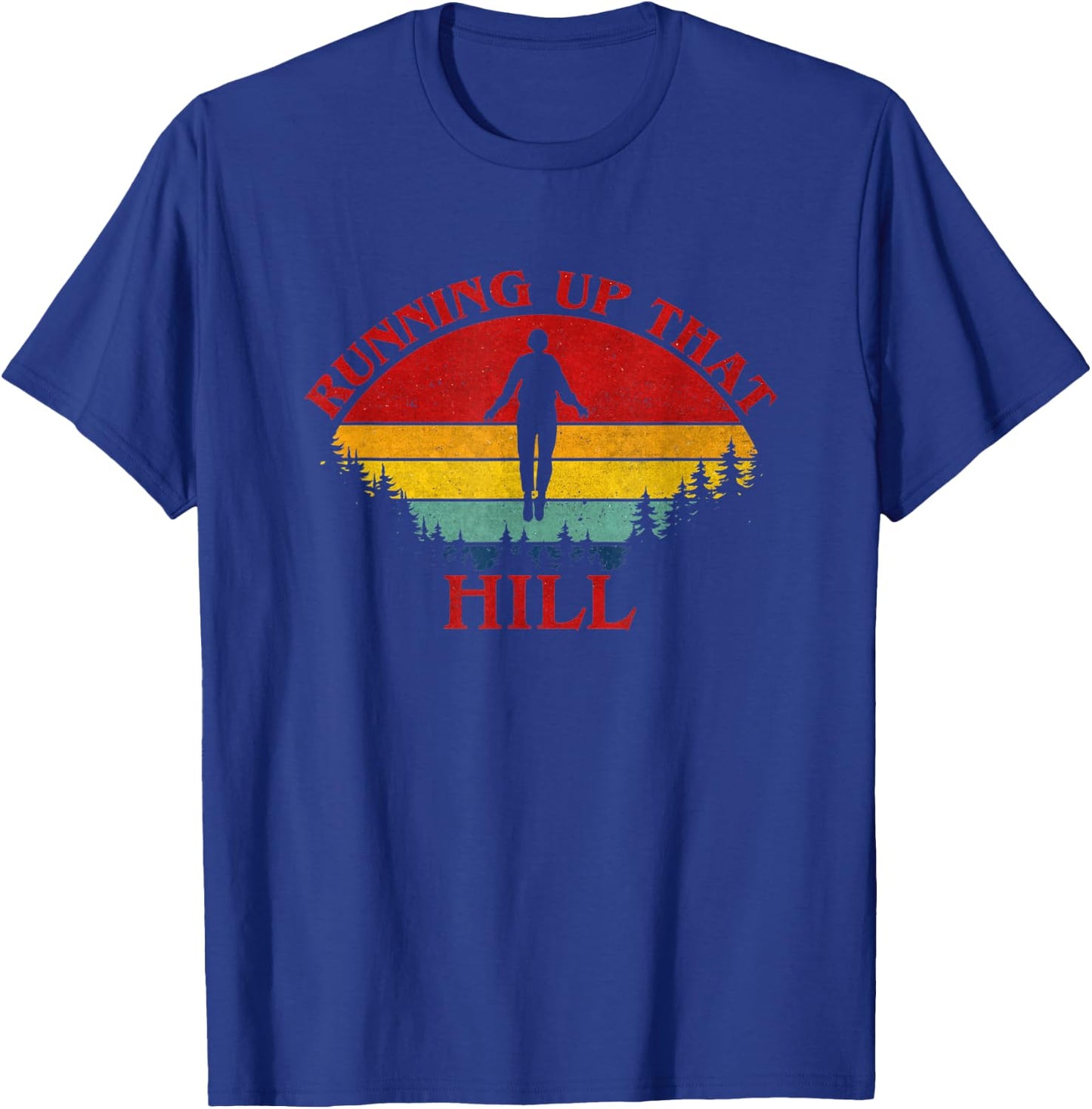 Running up that hill 80s Runner Lover T-Shirt - T-Shirt | Royal