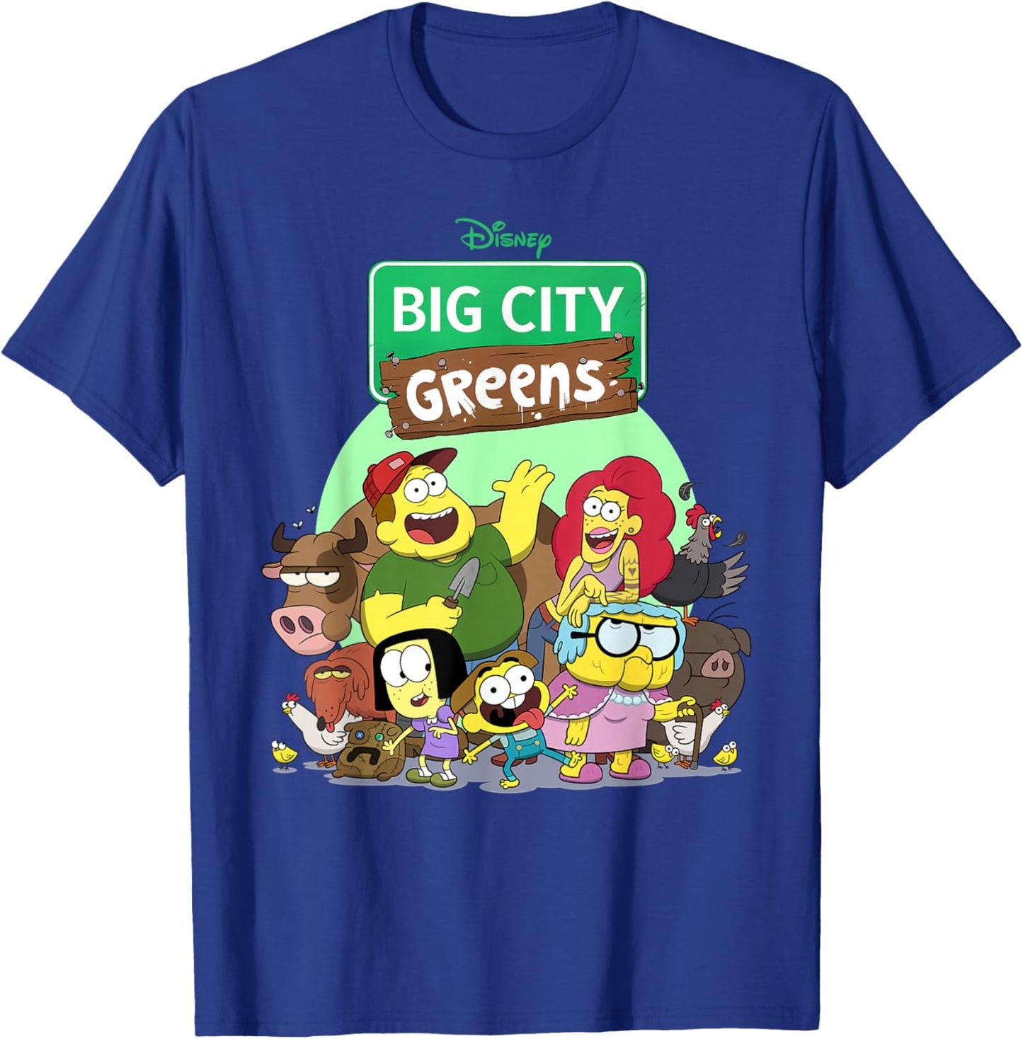 Disney Big City Greens Family Group T-Shirt - T-Shirt | Royal