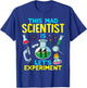 11th Birthday This Mad Scientist Is 11 Let's Experiment T-Shirt - T-Shirt | Royal