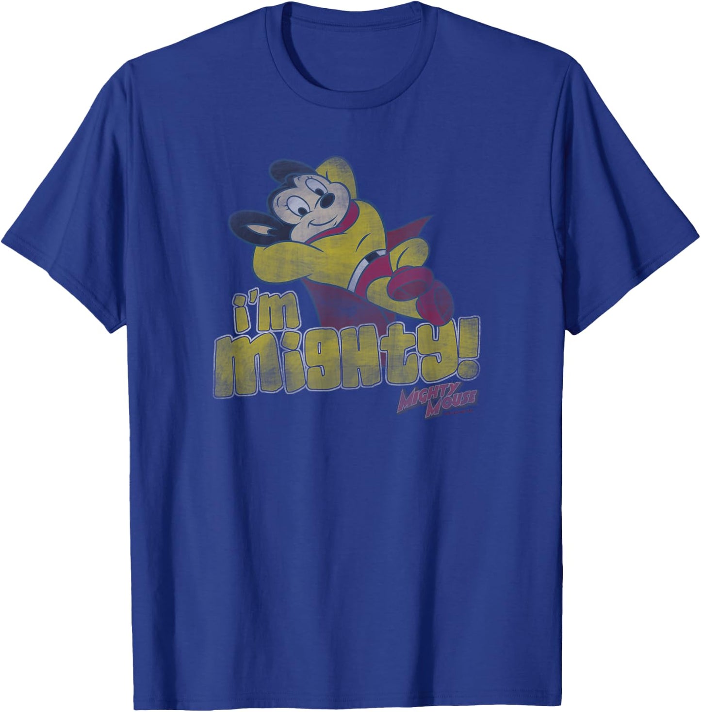 Mighty Mouse I'M Mighty T-Shirt - T-Shirt | Royal