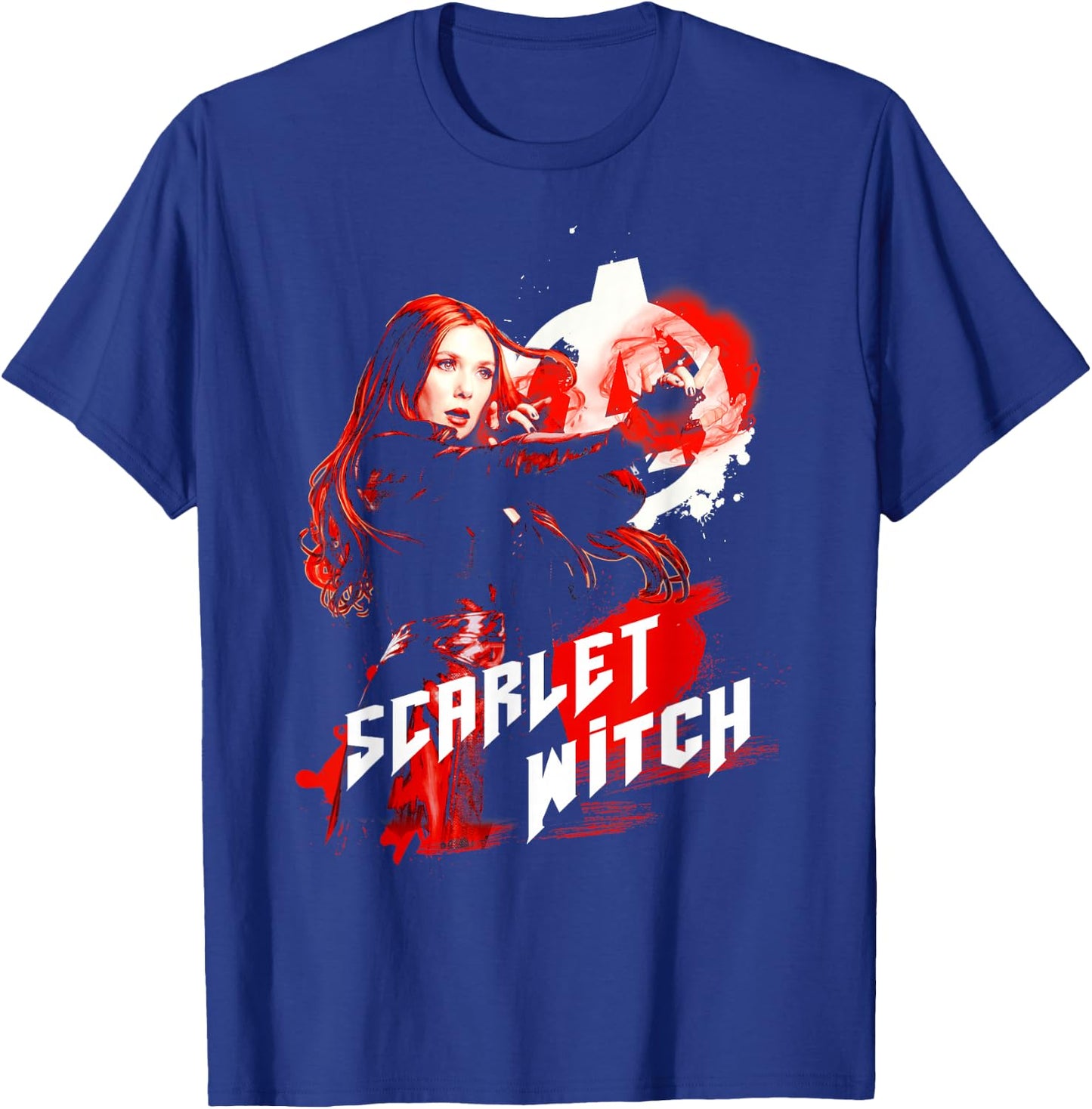 Marvel Infinity War Scarlet Witch Red Splat Graphic T-Shirt - T-Shirt | Royal