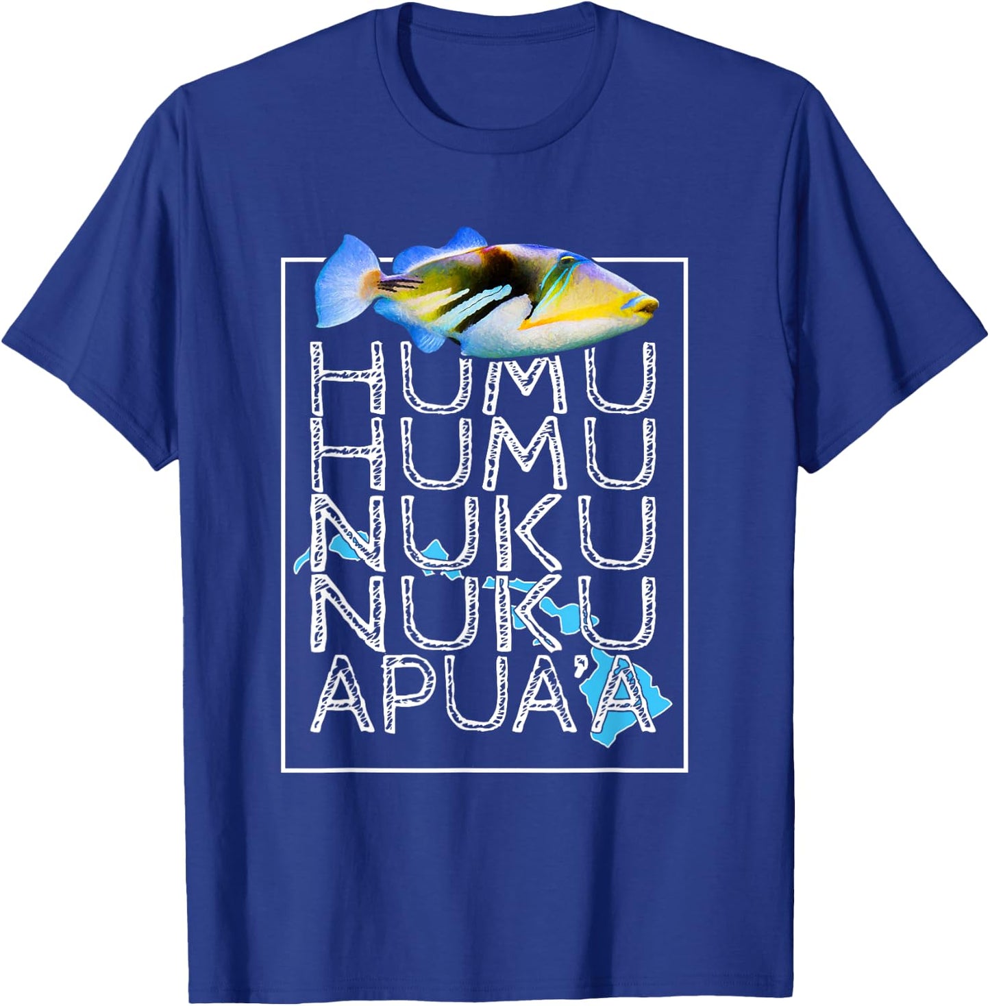 Humuhumunukunukuapua'a Triggerfish Hawaiian Shirt T-Shirt - T-Shirt | Royal