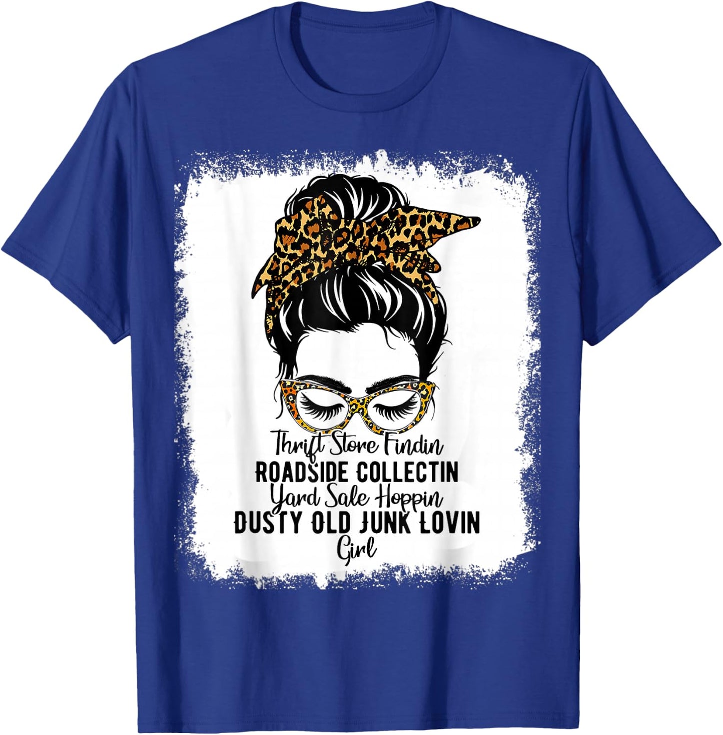 Messy Roadside Thrift Store Yard Sale Old Junk Lover T-Shirt - T-Shirt | Royal