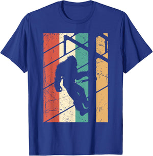 Vintage Bigfoot Lineman Electrician Sasquatch Lineworker T-Shirt - T-Shirt | Royal