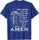 Jesus The Devil Saw Me With My Head Down T-Shirt - T-Shirt | Royal