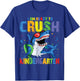 Shark Back to School for Boy I'm Ready To Crush Kindergarten T-Shirt - T-Shirt | Royal