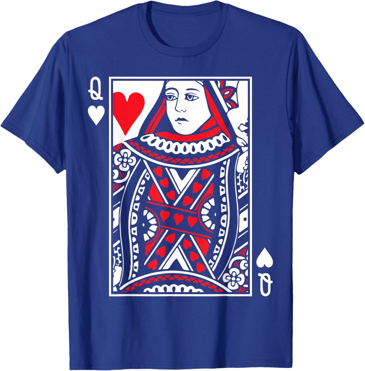 Queen Of Hearts - Poker Cards Costume (King also Available) T-Shirt - T-Shirt | Royal