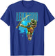 Leonardo - Blue Splatter Paint T-Shirt - T-Shirt | Royal