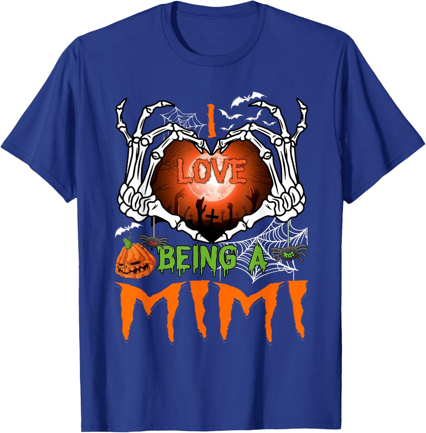 I Love Being A Mimi Spooky Season Halloween T-Shirt - T-Shirt | Royal