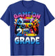 Game On 2nd Grade First Day Gamer Shirt Boys T-Shirt - T-Shirt | Royal