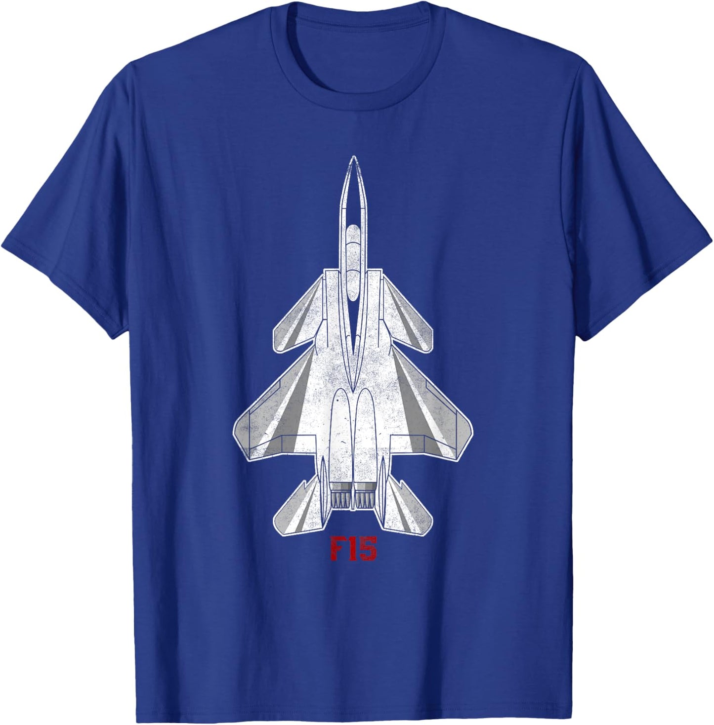 Military Aircraft F-15 Eagle Pilot Gifts Shirt USAF Flyboy T-Shirt - T-Shirt | Royal