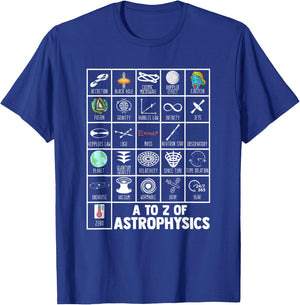Celestial Space Objects Astrophysics Astrologer Stargazer T-Shirt - T-Shirt | Royal