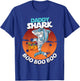 Daddy Shark Boo Boo Funny Family Shark Halloween T-Shirt - T-Shirt | Royal
