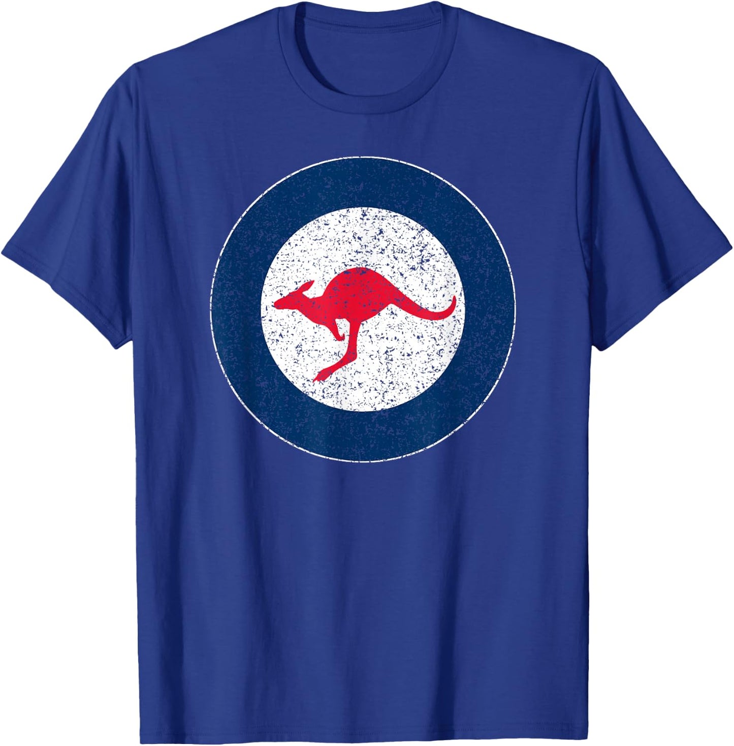 Australian Air Force Roundel Kangaroo T-Shirt - T-Shirt | Royal