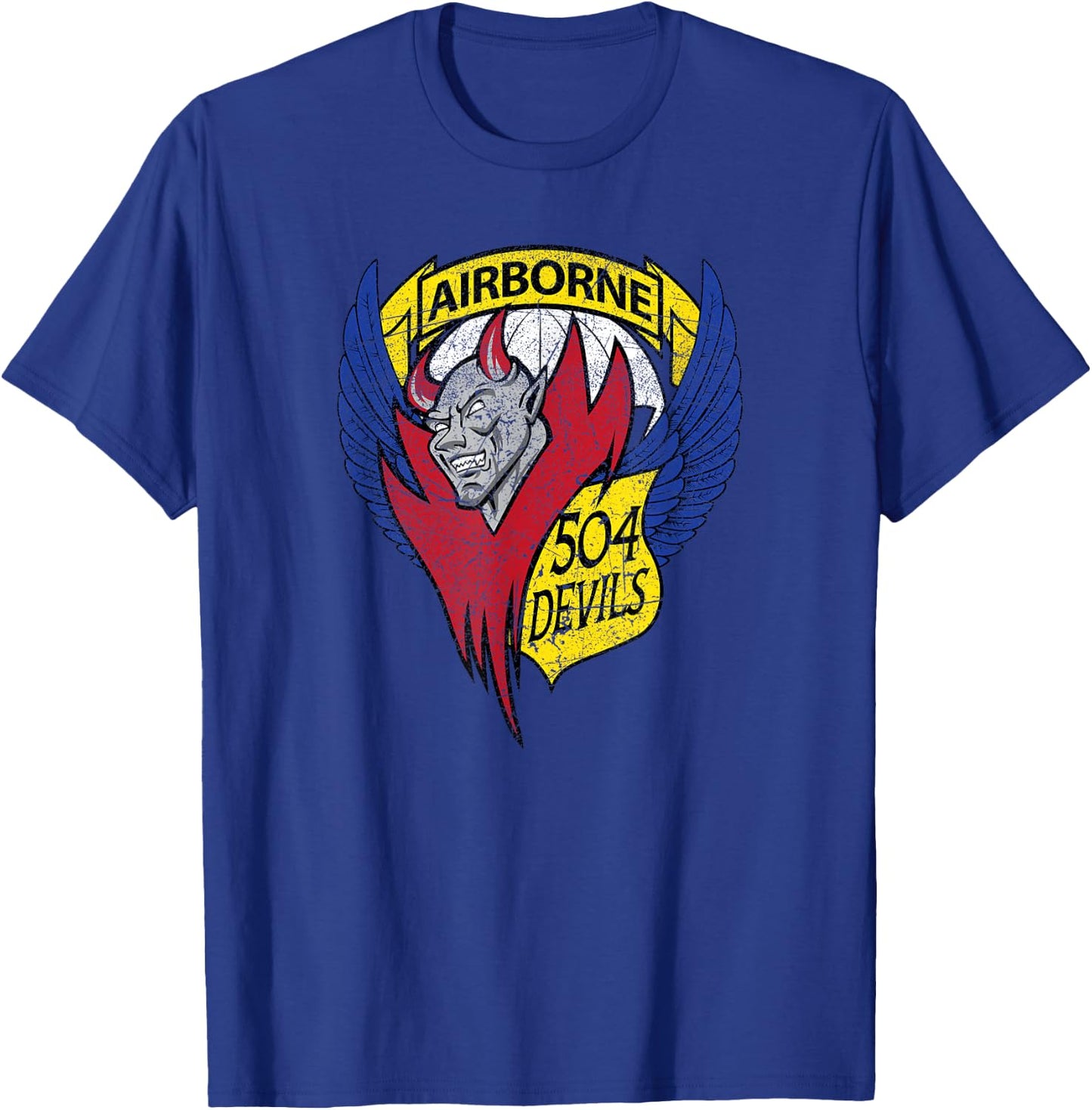 American Marauder: 504th Airborne Devils T-Shirt - T-Shirt | Royal