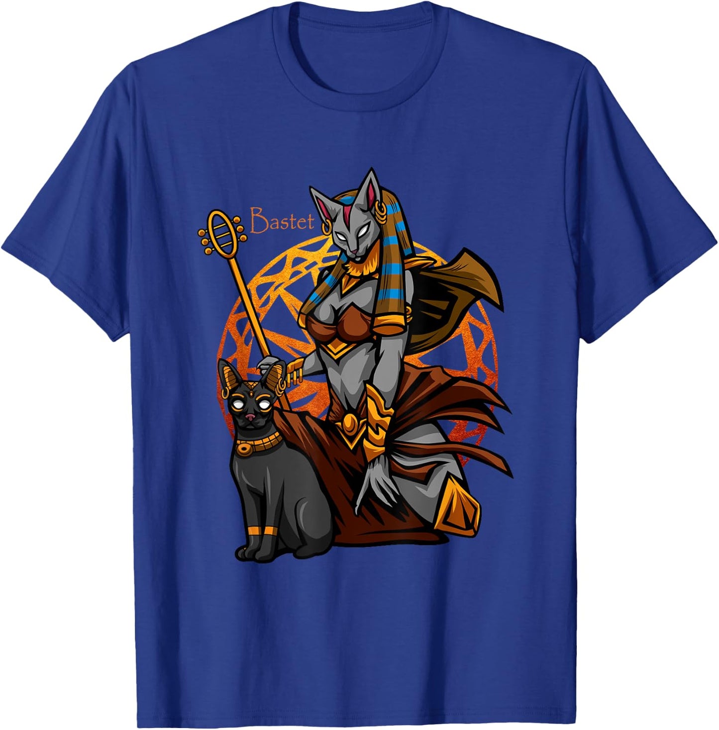 Bastet Egypt Cat Goddess - Ancient Egyptian Mythology Gods T-Shirt - T-Shirt | Royal