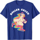 Roller Chick Roller Skater Chicken 80s Roller Skating T-Shirt - T-Shirt | Royal