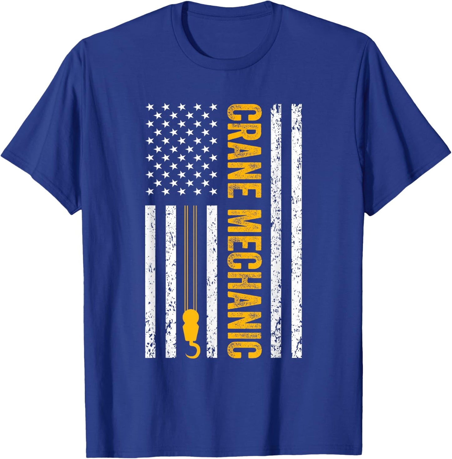 Crane Mechanic Design Women T-Shirt - T-Shirt | Royal