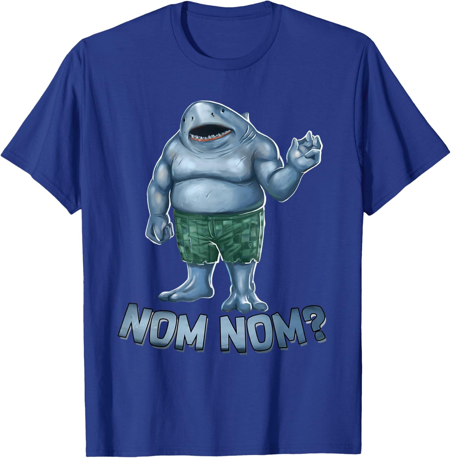 Big Shark In The Squad Nom Nom Funny Movie Character T-Shirt - T-Shirt | Royal
