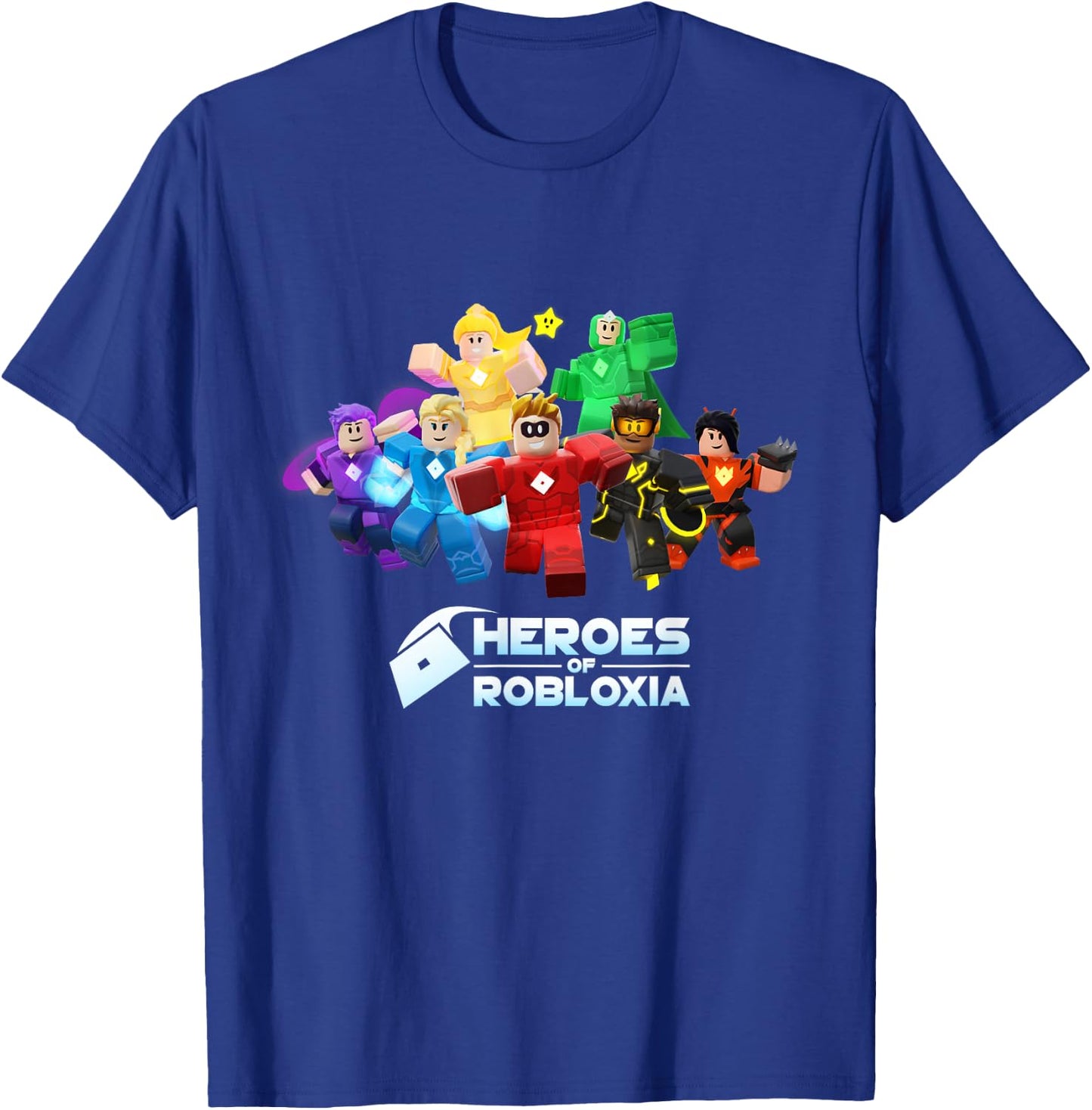 Heroes of Robloxia T-Shirt - T-Shirt | Royal