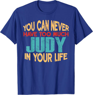 Funny Judy Personalised First Name Joke Item T-Shirt - T-Shirt | Royal