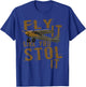 Fly It Like You STOL It | Bushflying Stole Airplane Pilot T-Shirt - T-Shirt | Royal