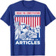 I Read the Constitution for the Articles Funny USA Law Joke T-Shirt - T-Shirt | Royal