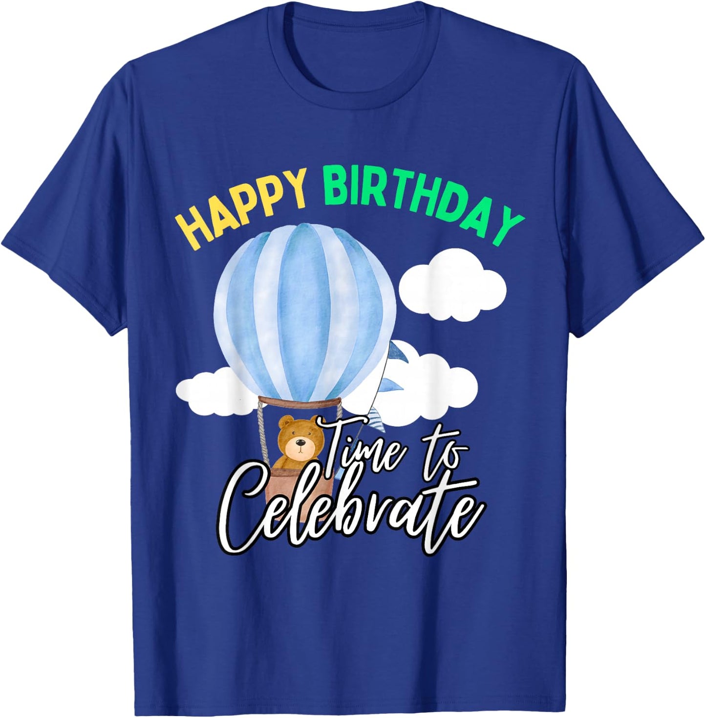 Hot Air Balloon Captain Ballooning Birthday Hot Air Balloon T-Shirt - T-Shirt | Royal
