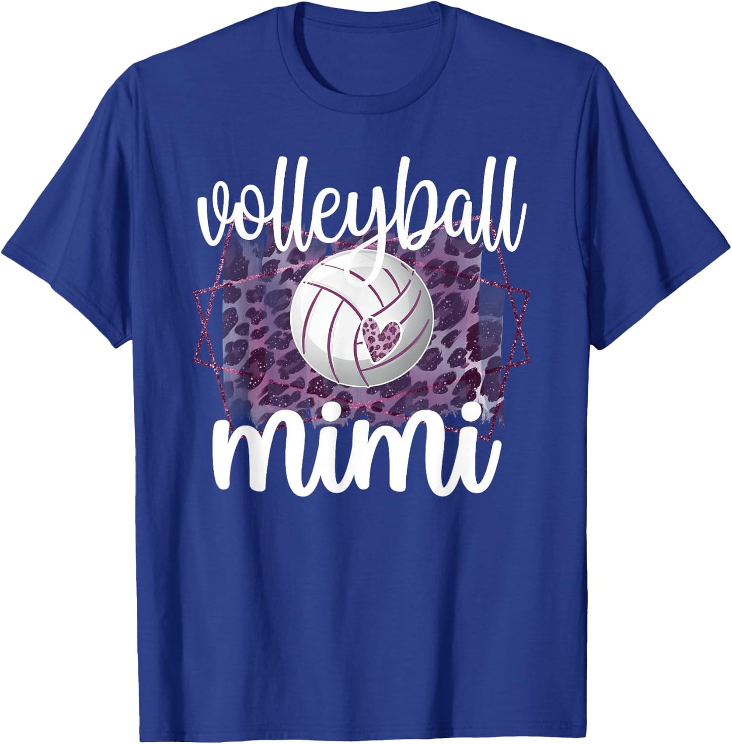Volleyball Mimi Grandma Of Volleyball Player Mimi T-Shirt - T-Shirt | Royal