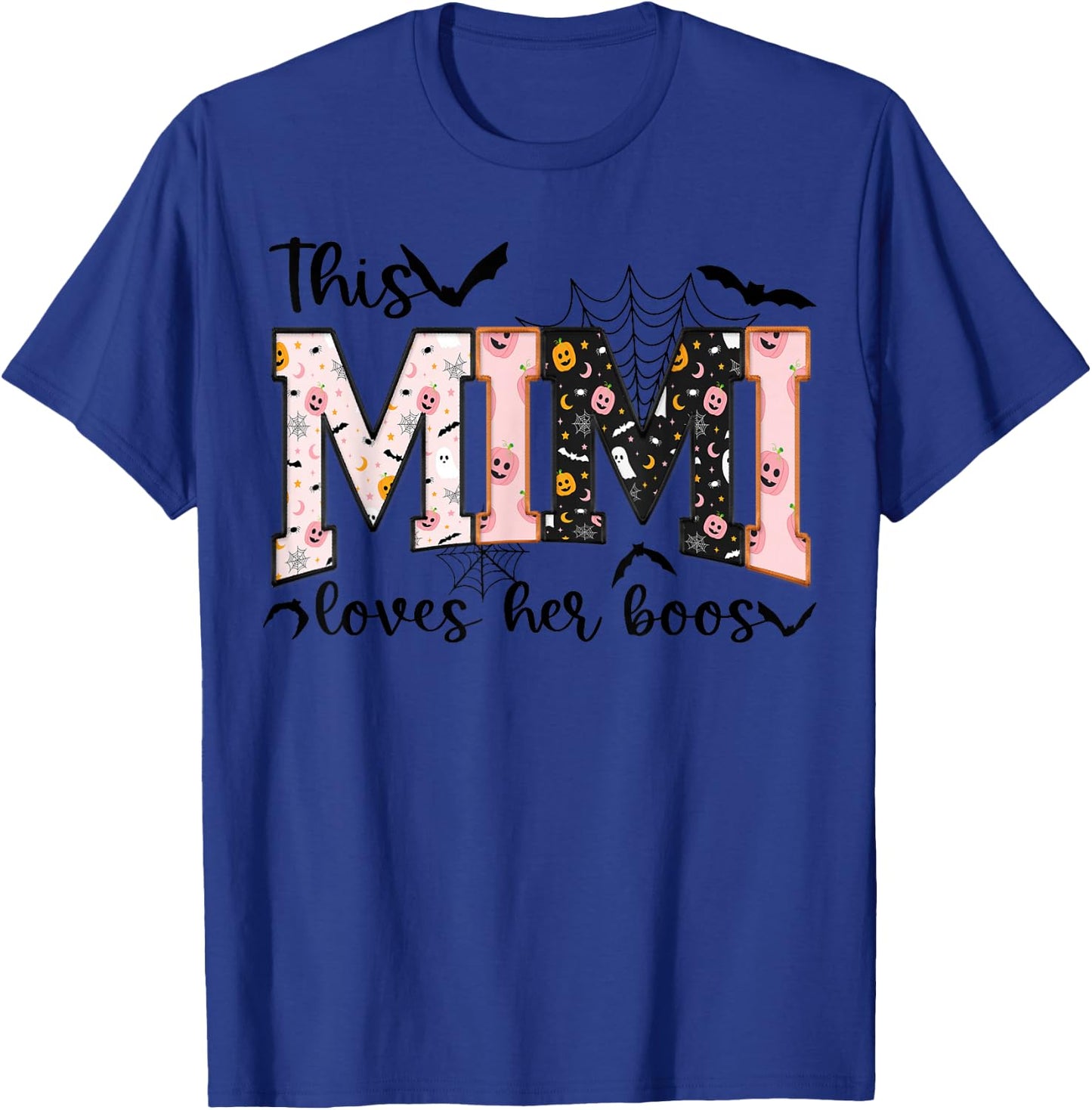 Funny Halloween This Mimi Loves Her Boos T-Shirt - T-Shirt | Royal