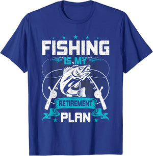 My Retirement Plan is Fishing Fly Fishing Retired T-Shirt - T-Shirt | Royal