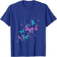 Butterflies Beautiful Colorful Butterfly Lepidoptera Spring T-Shirt - T-Shirt | Royal