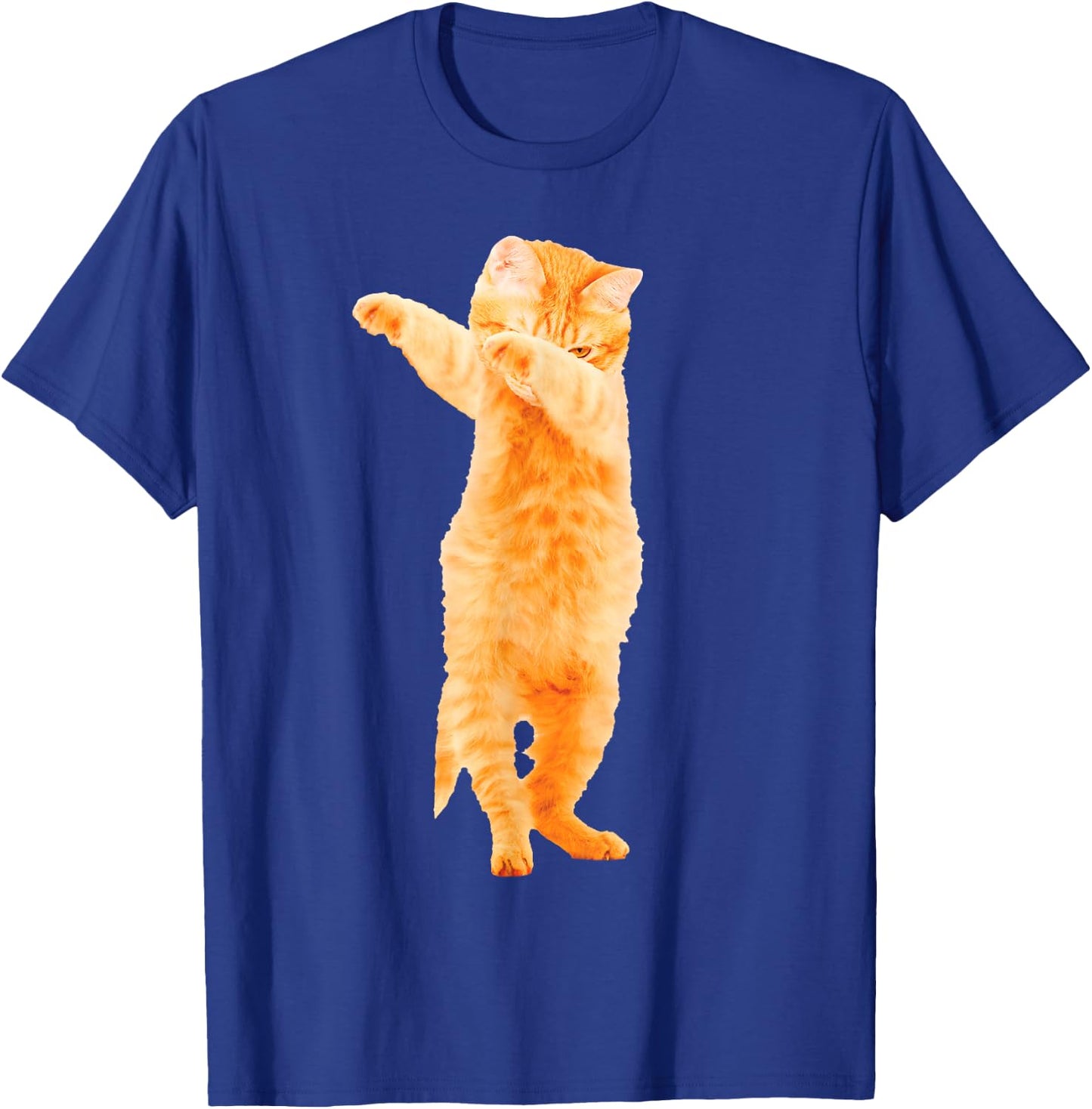 Dabbing Cat Kitten Fun Dab Dance Kitty Fun Gift T-Shirt - T-Shirt | Royal