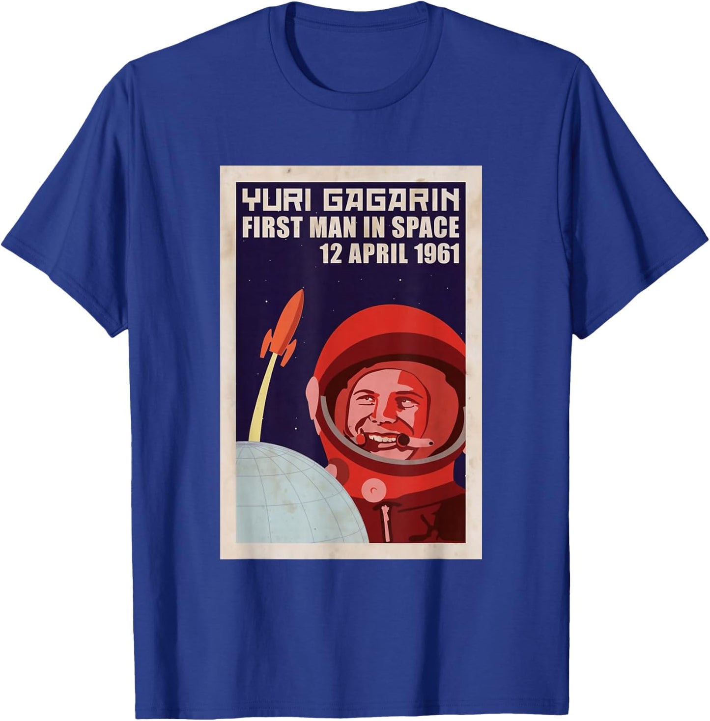 USSR CCCP Astronaut Yuri Gagarin T-Shirt - T-Shirt | Royal